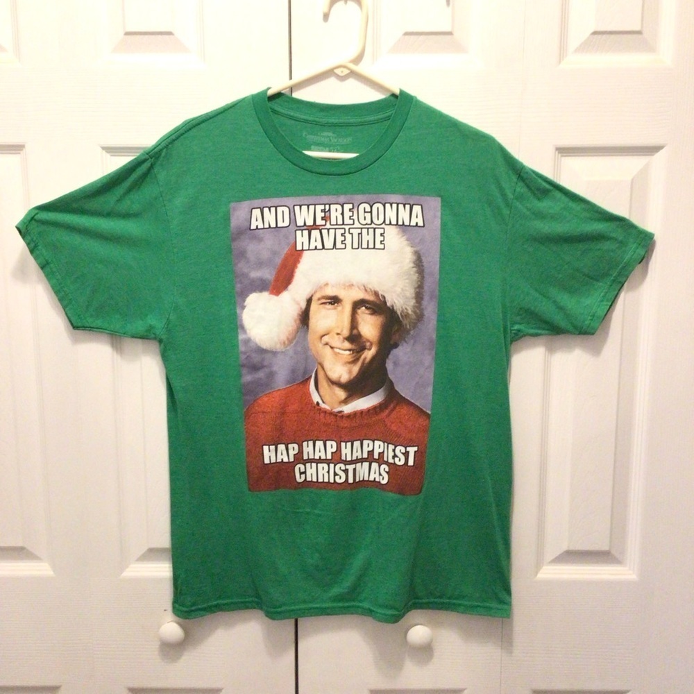 Ripple Junction Mens Christmas Vacation Clark Griswold Green T-Shirt Size Large